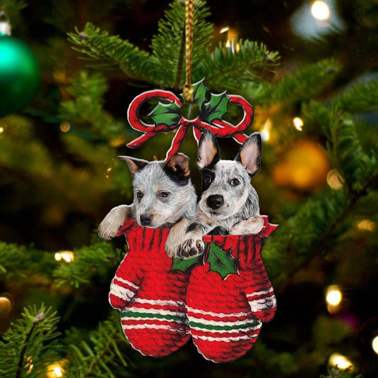 Heeler Inside Your Gloves Christmas Holiday-Two Sided Ornament Christmas 2022 Ornament Gift - Best gifts your whole family