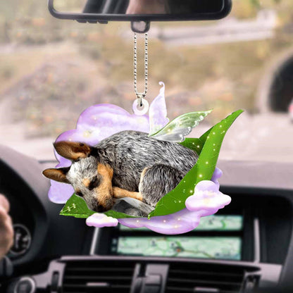 Heeler-Sleep On Fallen Leaves-Two Sided Ornament - Best gifts your whole family