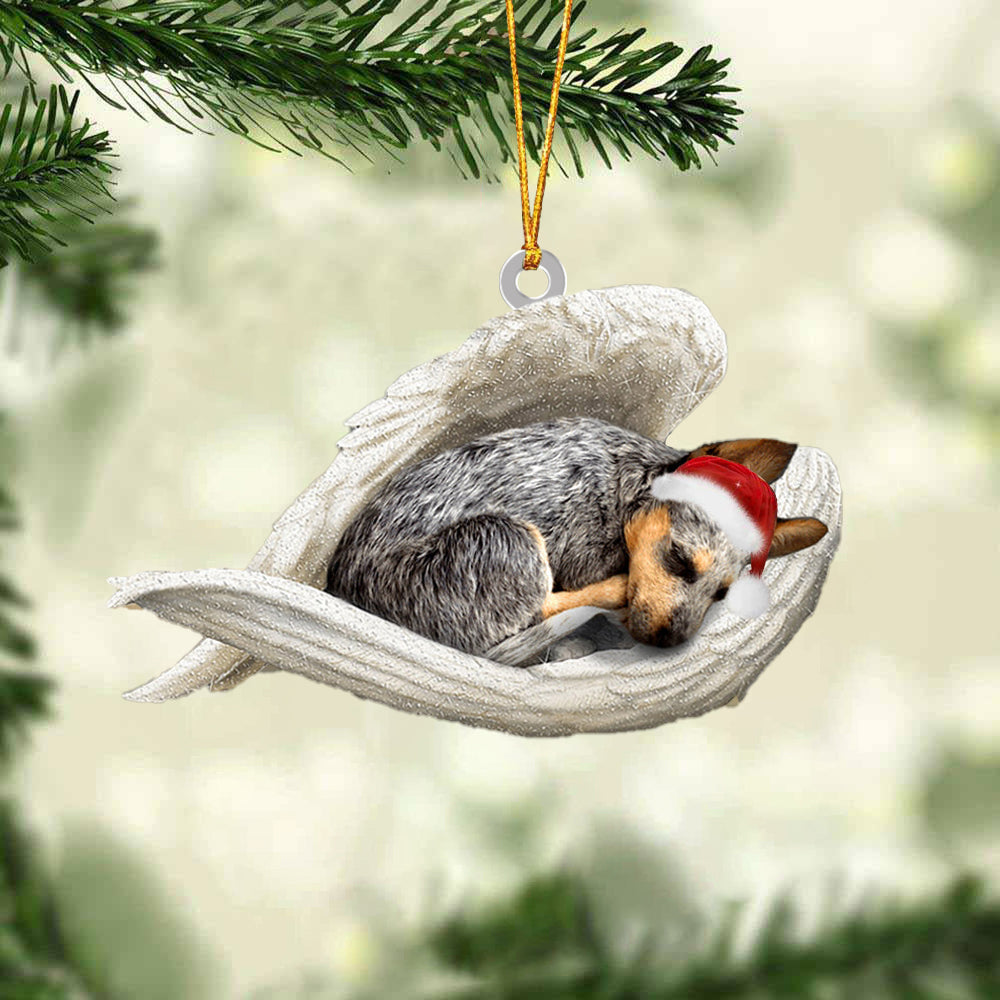 Heeler Sleeping Angel Christmas Ornament Godmerc - Best gifts your whole family