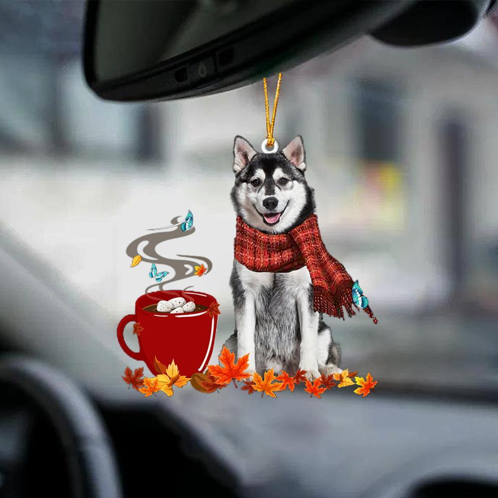 Husky-Fall Chocolate-Two Sided Ornament - Best gifts your whole family