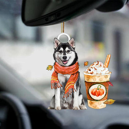 Husky-Pumpkin Spice Kinda-Two Sided Ornament - Best gifts your whole family