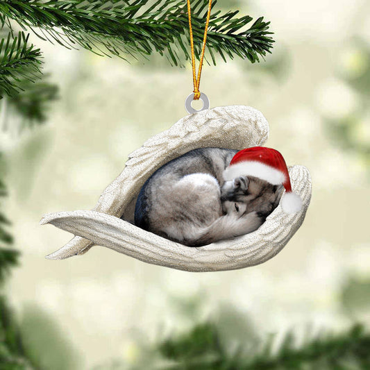 Husky Sleeping Angel Christmas Ornament Dog Christmas Hanging Ornament - Best gifts your whole family