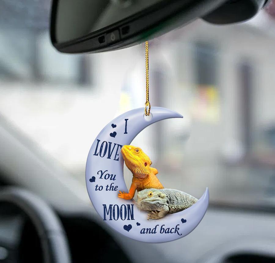 Iguanids moon back two sided ornament cus tjlr - Best gifts your whole family