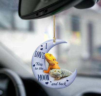 Iguanids moon back two sided ornament cus tjlr - Best gifts your whole family