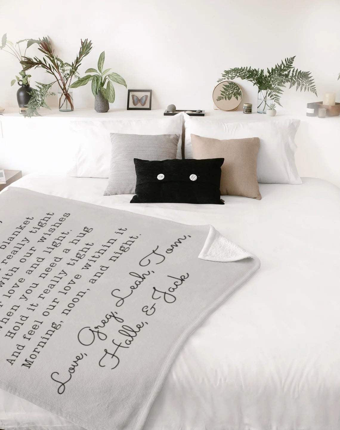 Mother’s Day Gift Personalized Blanket Dear Mom Birthday Gift For Mom Grandma Blanket Boy Mom Gift For Wife Birthday Gift For Her Girlfriend