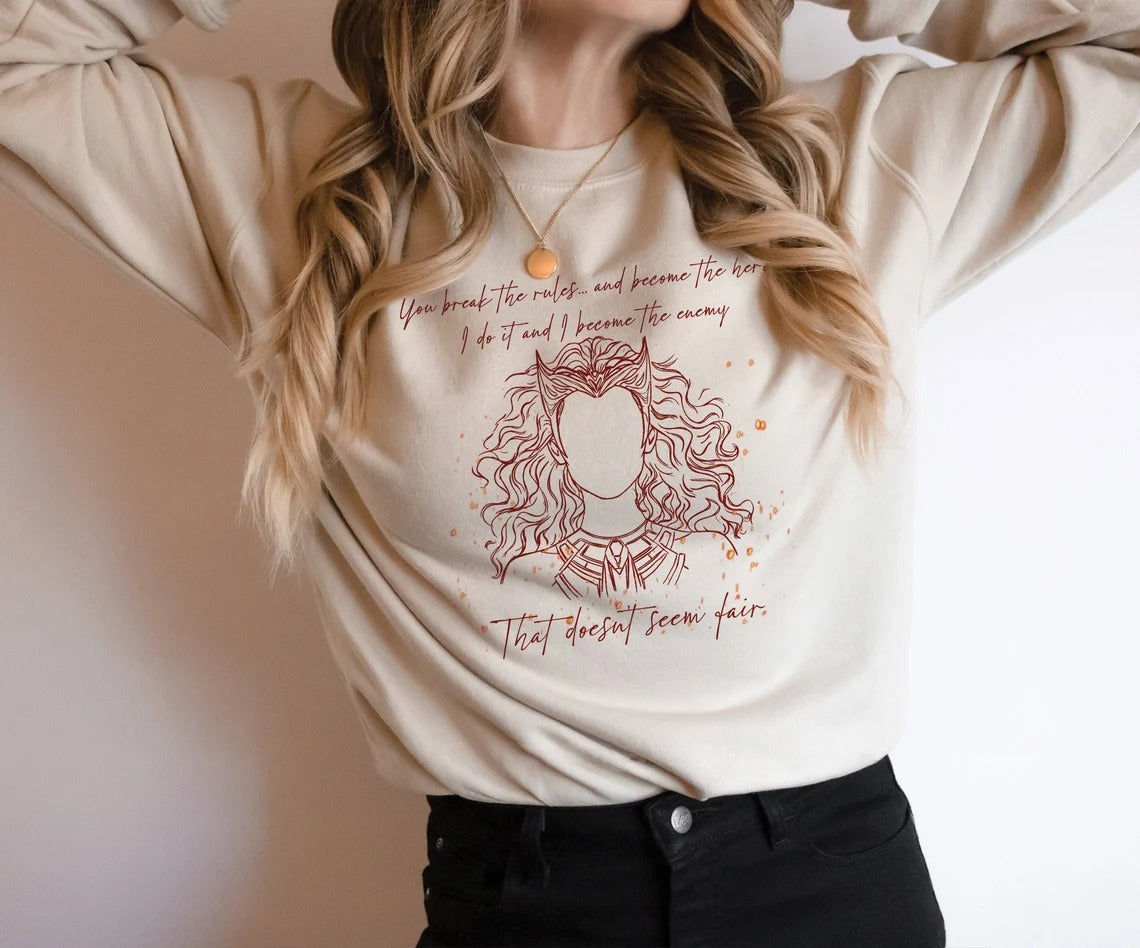 Wandavision Multiverse of Madness Sweatshirt  Maximoff 1989 Sweatshirt