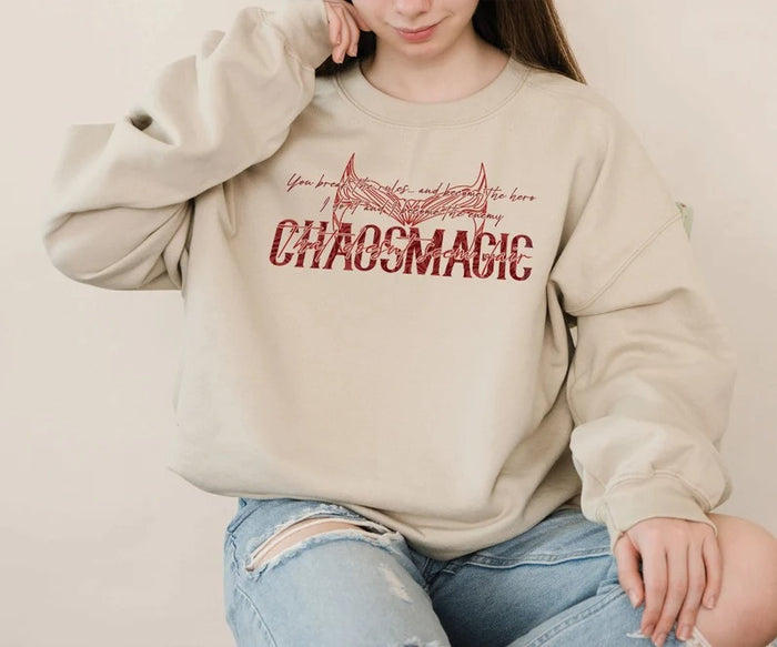 Wandavision Chaos Magic Sweatshirt Multiverse of Madness  Maximoff 1989 Sweatshirt