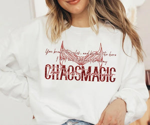 Wandavision Chaos Magic Sweatshirt Multiverse of Madness  Maximoff 1989 Sweatshirt