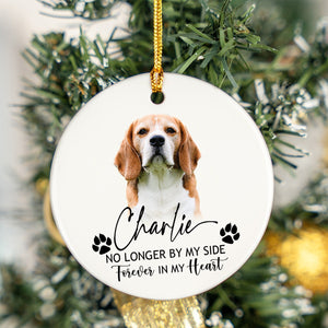 Personalized Pet Ornament Using Pet's Photo + Name - Custom Ornament Christmas Dog Ornament Personalized Dog Ornament Custom Dog Ornament