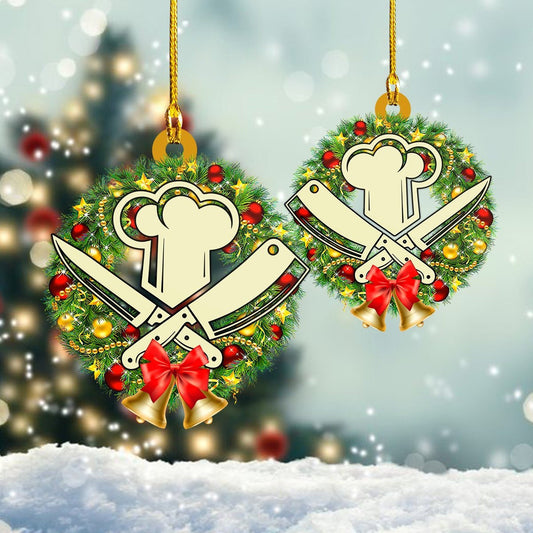 Chef Christmas Ornament Decoration, Ornament For Chef, Master Chef Ornament, Christmas Orrnament, Chef Decoration, Ornament Decor
