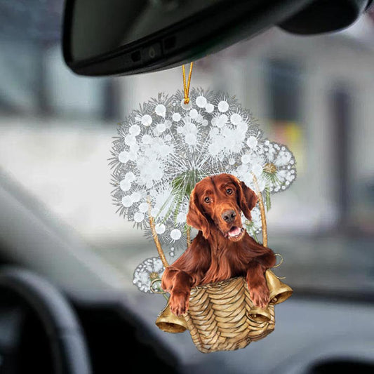 Irish Setter-Dandelion-Two Sided Ornament - Best gifts your whole family