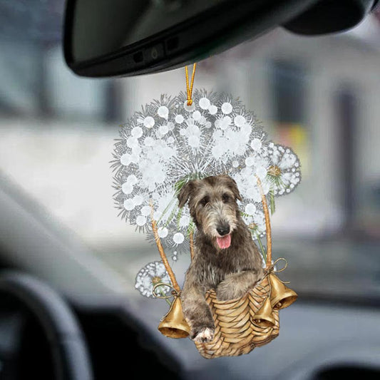 Irish Wolfhound-Dandelion-Two Sided Ornament - Best gifts your whole family