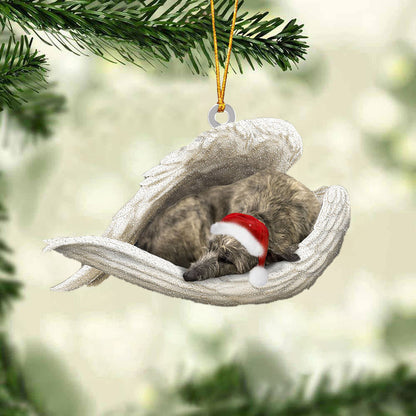 Irish Wolfhound Sleeping Angel Christmas Ornament Godmerc - Best gifts your whole family