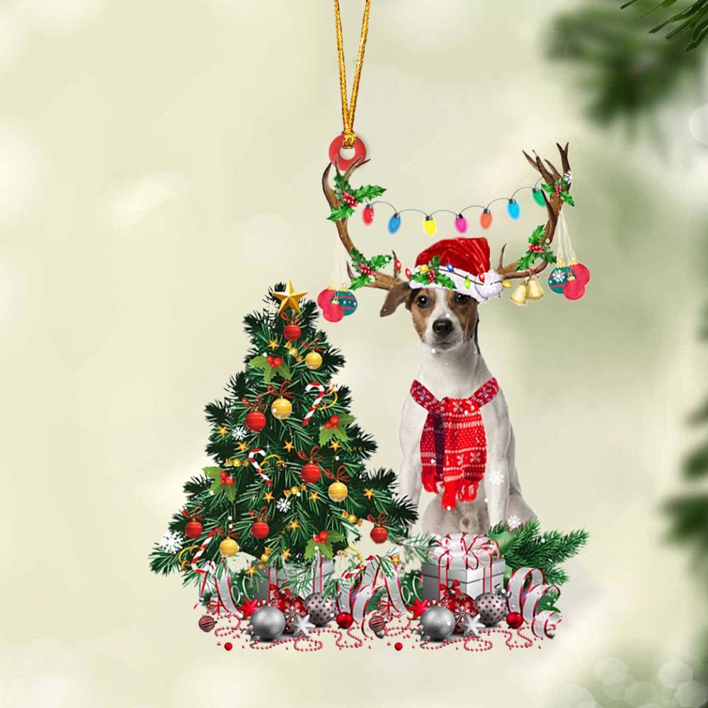 Jack Russell Terrier 1-Christmas Tree Gift Hanging Ornament - Best gifts your whole family