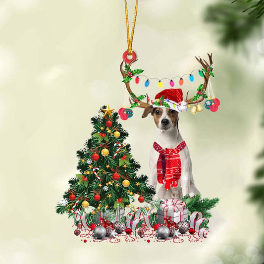 Jack Russell Terrier 1-Christmas Tree Gift Hanging Ornament - Best gifts your whole family
