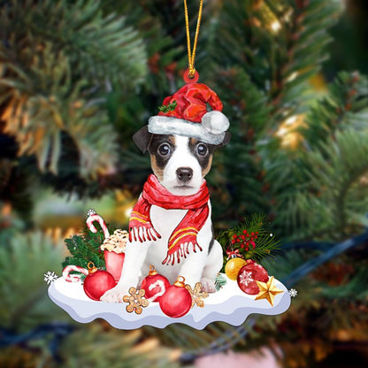 Jack Russell Terrier 2-Better Christmas Hanging Ornament - Best gifts your whole family