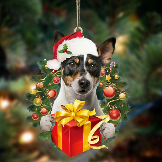 Jack Russell Terrier-Dogs Give Gifts Hanging Ornament - Best gifts your whole family