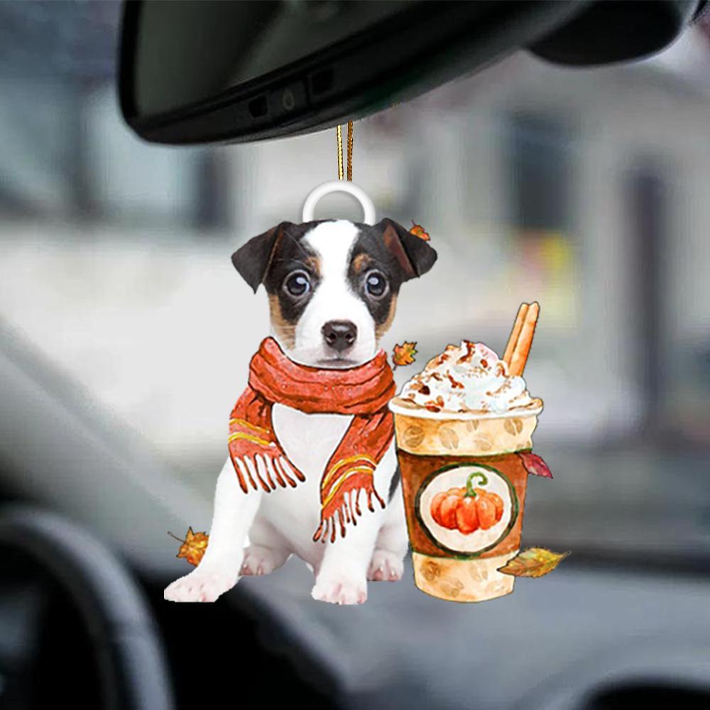 Jack Russell Terrier-Pumpkin Spice Kinda-Two Sided Ornament - Best gifts your whole family