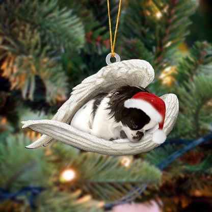 Japanese Chin Sleeping Angel Christmas Ornament Godmerc - Best gifts your whole family