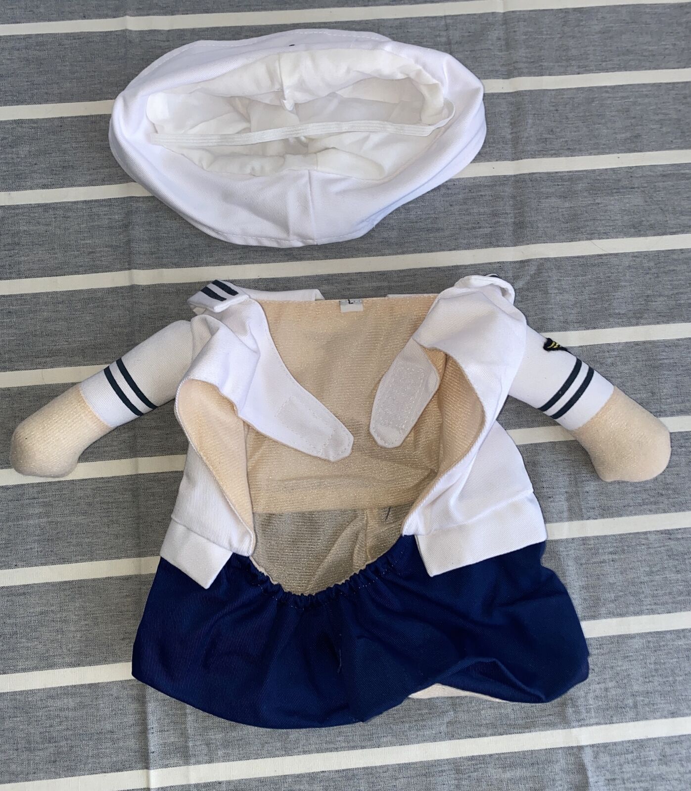 Pet Dog Cat Clothes Funny Navy Sailor Cosplay Costume Party Apperal Fancy Dress