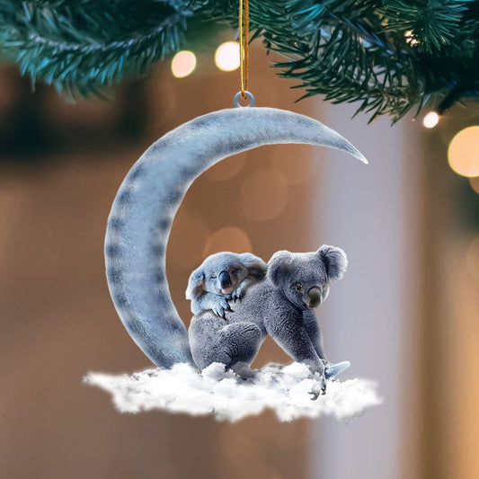 Koala Blue Moon Hanging Ornament, Animal Christmas Ornaments - Best gifts your whole family