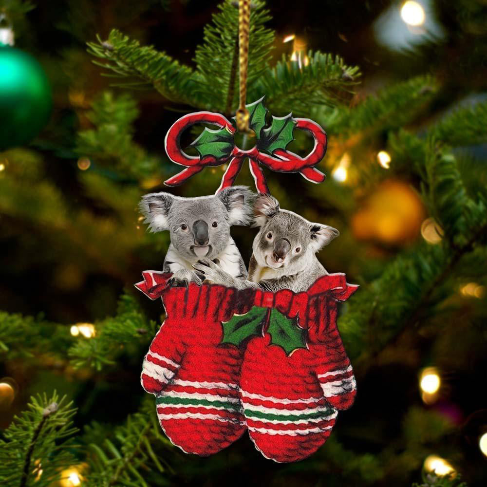 Koala Inside Your Gloves Christmas Holiday-Two Sided Ornament Christmas 2022 Ornament Gift - Best gifts your whole family