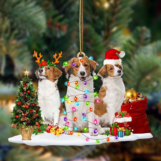 Kooikerhondje-Christmas Dog Friends Hanging Ornament - Best gifts your whole family