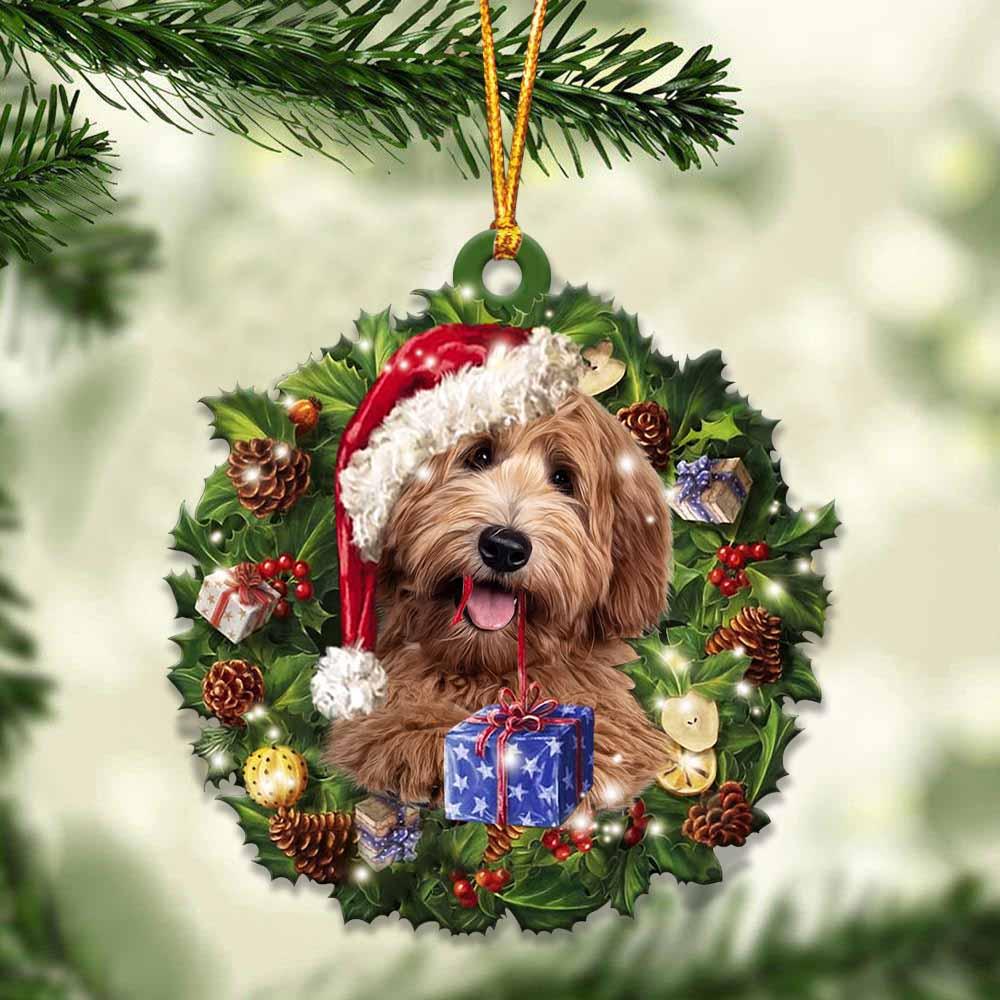 Labradoodle and Christmas gift for her gift for him gift for Labradoodle lover ornament, Christmas Ornament - Best gifts your whole family