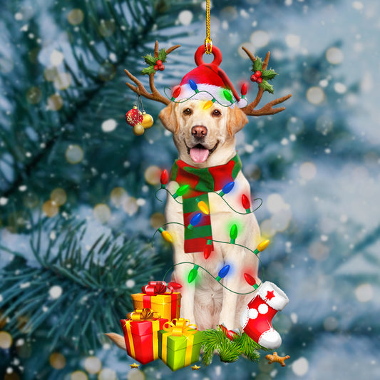 Labrador Christmas Shape Ornament - Best gifts your whole family