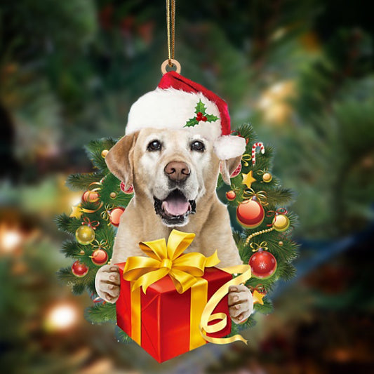 Labrador-Dogs Give Gifts Hanging Ornament - Best gifts your whole family