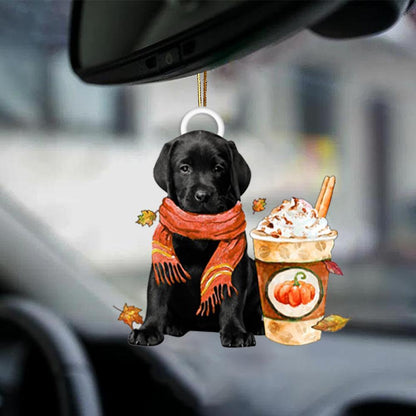 Labrador-Pumpkin Spice Kinda-Two Sided Ornament - Best gifts your whole family