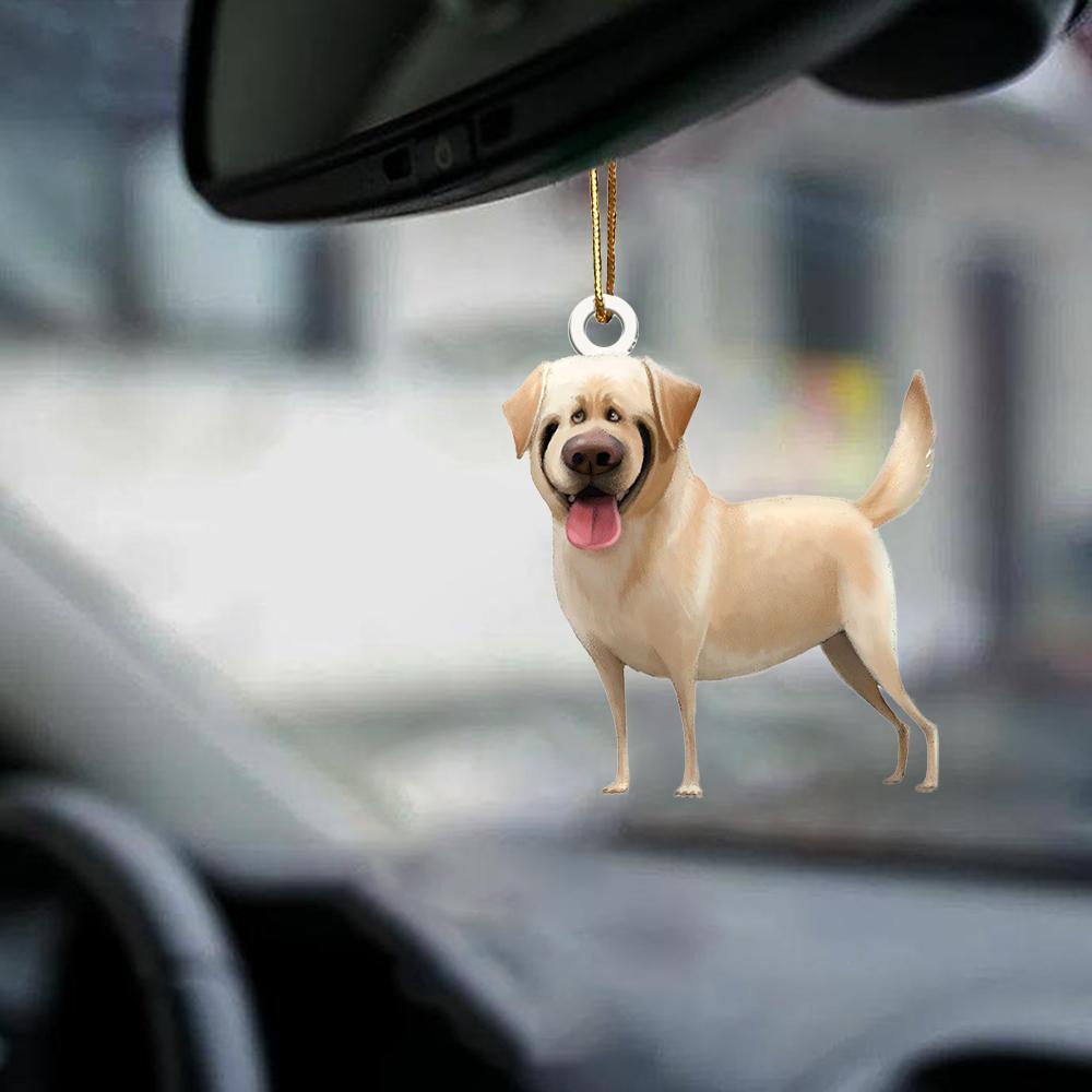 Labrador Retriever-Look At Me-Two Sided Ornament - Best gifts your whole family