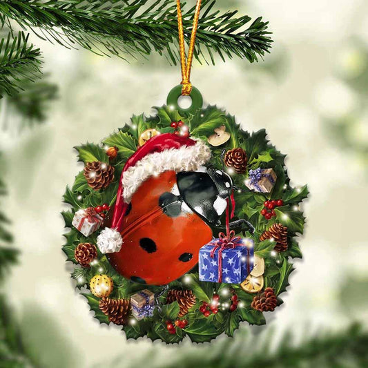 Ladybug and Christmas gift for her gift for him gift for Ladybug lover ornament, Christmas Ornament - Best gifts your whole family