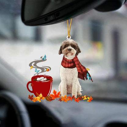 Lagotto Romagnolo-Fall Chocolate-Two Sided Ornament - Best gifts your whole family