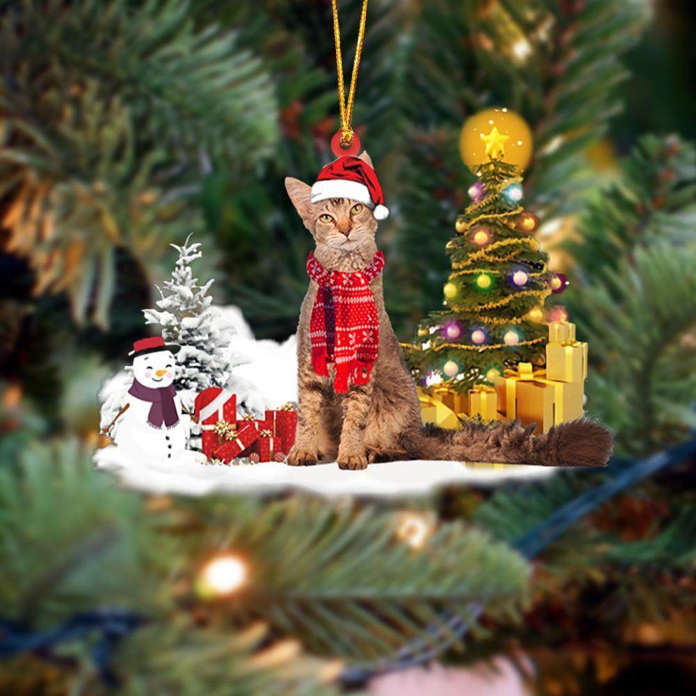 Laperm Cat Christmas Ornament Christmas Tree Hanging Acrylic Ornament Gift - Best gifts your whole family