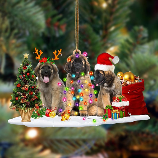 Leonberger-Christmas Dog Friends Hanging Ornament - Best gifts your whole family