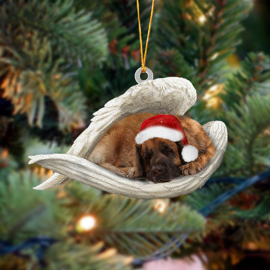Leonberger Sleeping Angel Christmas Ornament Godmerc - Best gifts your whole family