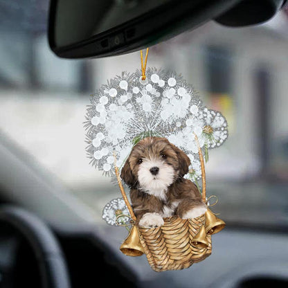 Lhasa Apso-Dandelion-Two Sided Ornament - Best gifts your whole family