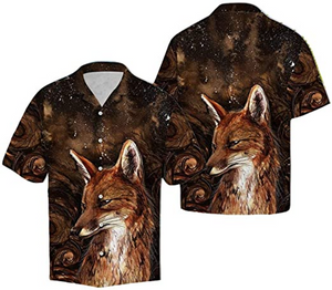 Lovely Fox Hunting Hawaiian Shirt | For Men & Women | Adult | HW3087