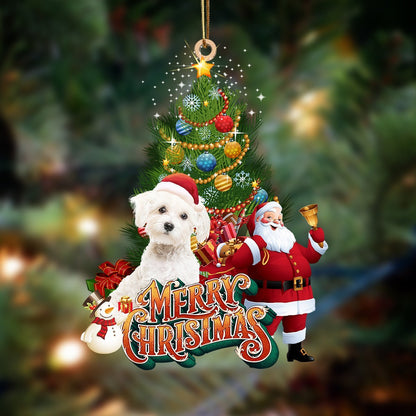 Maltes-Christmas Tree&Dog Hanging Ornament - Best gifts your whole family