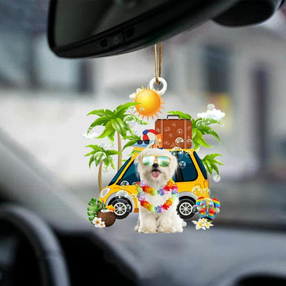 Maltese-Nice Summer-Two Sided Ornament - Best gifts your whole family