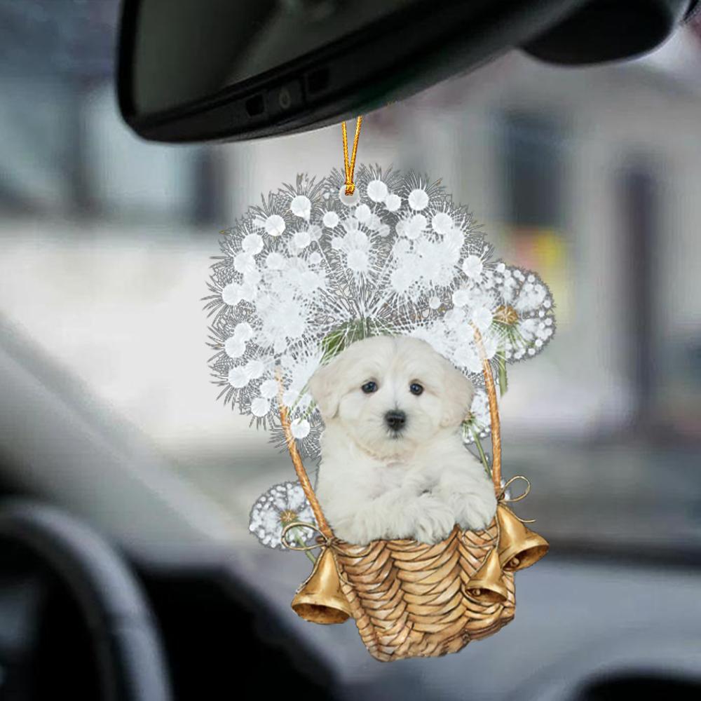 Maltipoo-Dandelion-Two Sided Ornament - Best gifts your whole family
