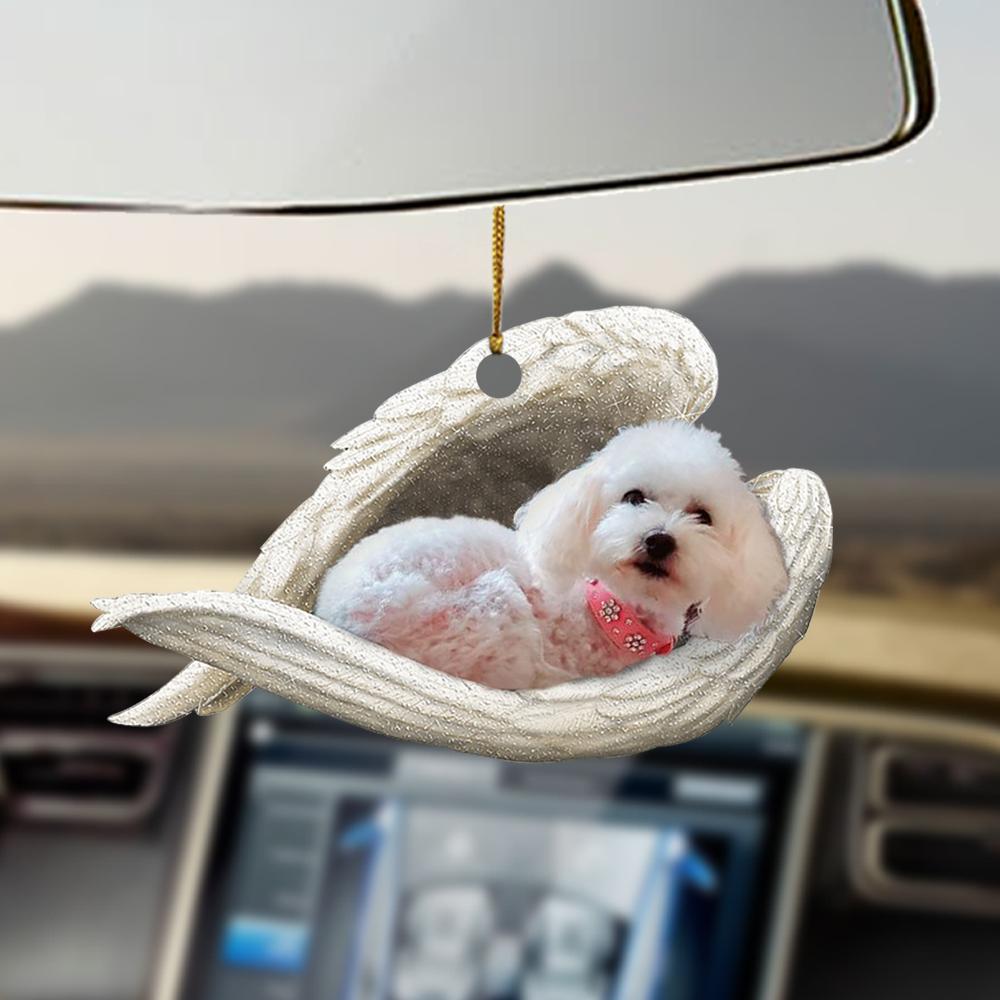 Maltipoo Sleeping Angel For Dog Lover Horse Dog Ornament - Best gifts your whole family