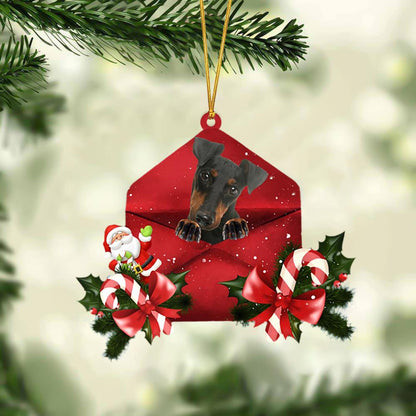 Manchester Terrier Christmas Letter Ornament Dog Christmas Decoration - Best gifts your whole family