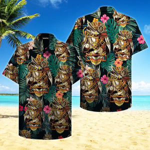 Mechanical Owl With Diamonds Hawaiian Shirt | For Men & Women | Adult | HW4507