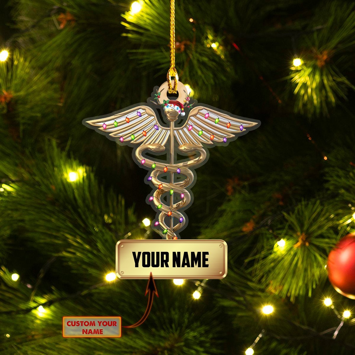 Medical Icon Car Ornament - Gift for NurseDoctor - Best gifts your whole family