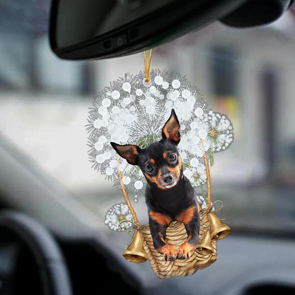 Miniature Pinscher-Dandelion-Two Sided Ornament - Best gifts your whole family