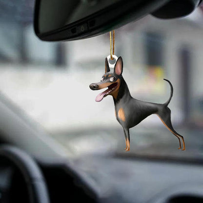 Miniature Pinscher-Look At Me-Two Sided Ornament - Best gifts your whole family