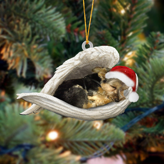 Morkie Sleeping Angel Christmas Ornament Godmerc - Best gifts your whole family