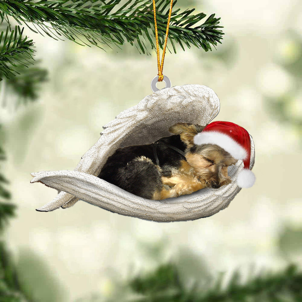 Morkie Sleeping Angel Christmas Ornament Godmerc - Best gifts your whole family